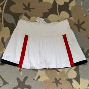 Red, White, and Blue Fila Tennis Skirt